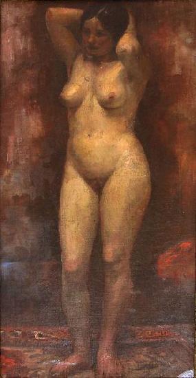 Nicolae Vermont Nud, ulei pe panza oil painting picture
